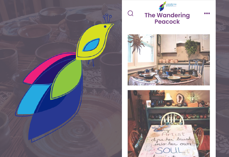 Wandering Peacock Website preview image